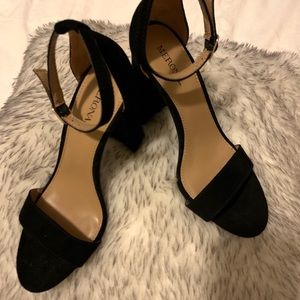 Target Merona Black Block Heel Pump. Size 6 NWOT